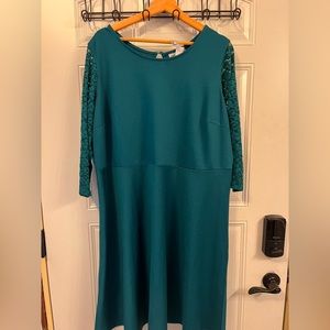 Woman’s Blue/Green Jessica London Dress